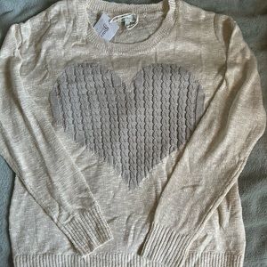 Grace & Lace Beautiful Heart Sweater